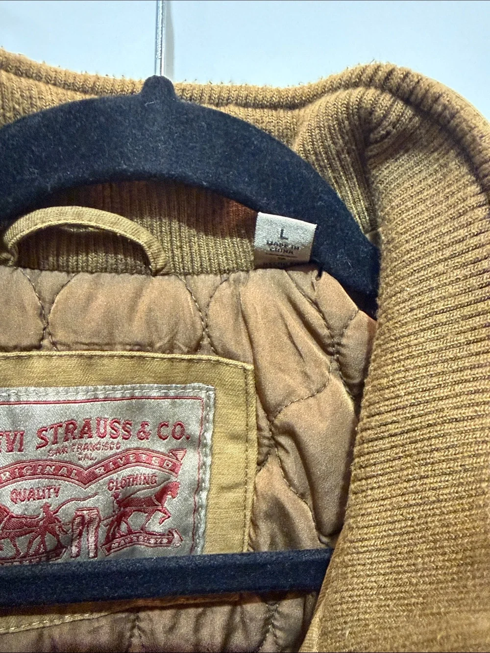 Levi's Tan/Brown Canvas Field Jacket